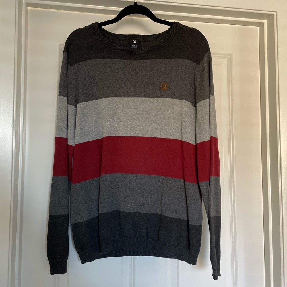 DC striped sweater
